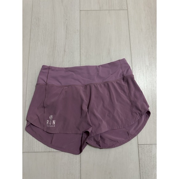 Lululemon Honolulu Run Speed Up Short Long *4" Size 6 -  Pink - Limited Edition - Picture 1 of 6